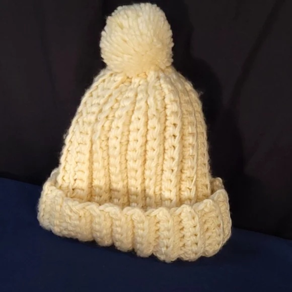 Accessories - { ❤️ $5 }  Chunky Knit Hat with Top Pom Pom